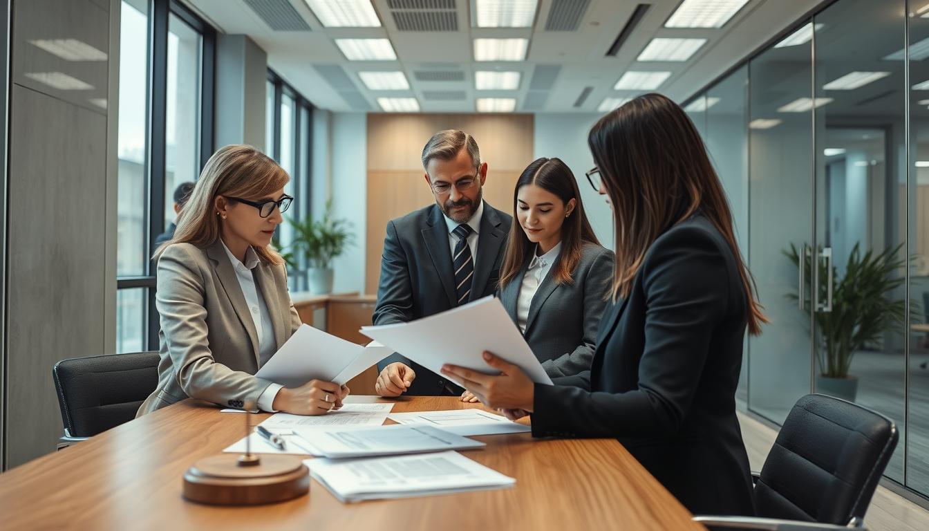 Business agreement signing